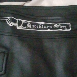 ON HOLD Knockturn Alley Faux Leather Skirt